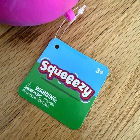 Squeezy Rubber Duck Neon Tie Dye Squishy Fidget Sunny Days Jumbo Sensory Toy 6" - Picture 2 of 2